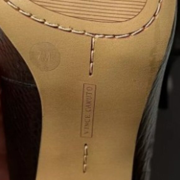 Vince Camuto Avaden Black Crocodile Pumps, 7 - Picture 11 of 12